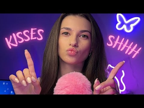 Asmr | Kisses & Shhh 🤫💋 You will definitely fall asleep 😴🥰