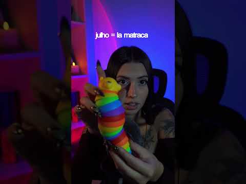 QUAL O GATILHO DE CADA MÊS??? #asmr #asmrvideo #relax #triggers #shorts