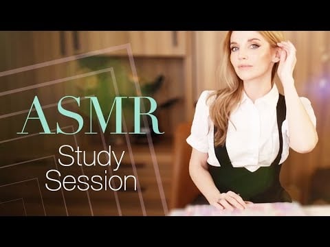 ASMR Study Session Roleplay | Softer Sounds Version