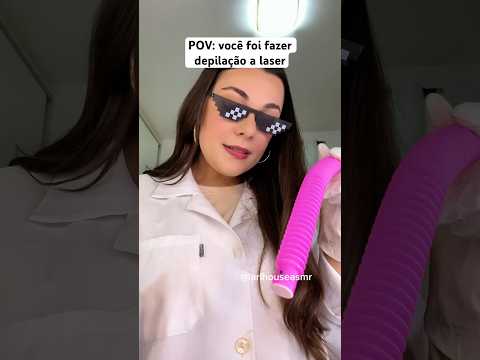 POV: você foi fazer depilação a laser #shorts #humor