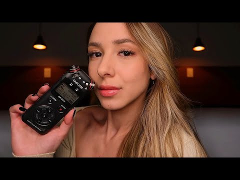 ASMR - Os melhores SONS DE BOCA com a SENSIBILIDADE ALTA no tascam 👄