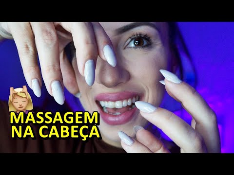 ASMR: MASSAGEM alívio DOR DE CABEÇA, que vai te levar AO SONO PROFUNDO