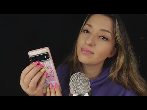 ASMR | Random Q&A | whispered ramble, light phone tapping