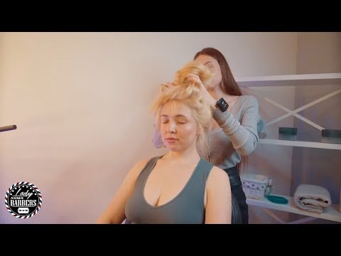 Golden Glow ASMR Massage by Barber Lady Sandra for Girls