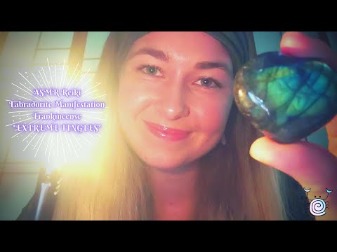 ASMR by P.A.R. ~ ASMR Reiki | "Labradorite Manifestation" | Frankincense Smudging | EXTREME TINGLES