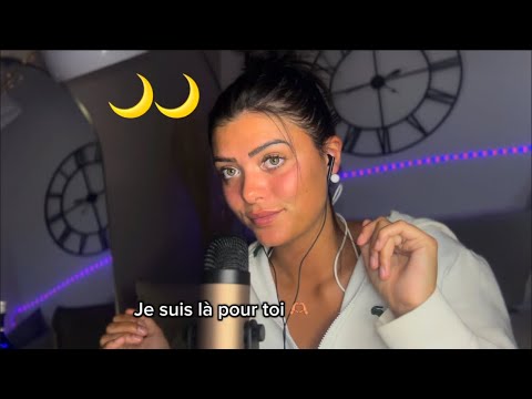 ASMR🌙Ton amie prend soin de ta peau et te réconforte 😍💤#asmr