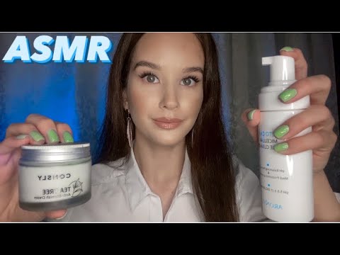 АСМР Косметолог. Чистка лица. Ролевая игра | ASMR Cosmetologist