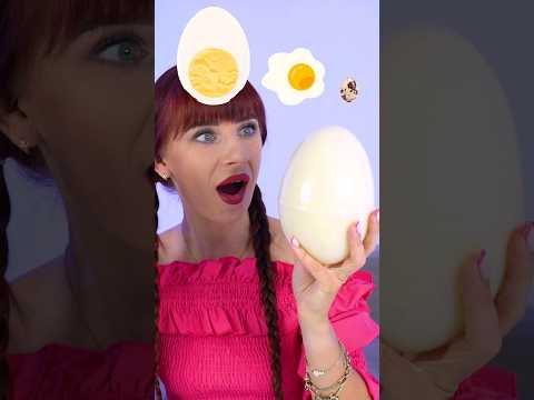 ASMR Eggs Big, Medium, Small #shorts