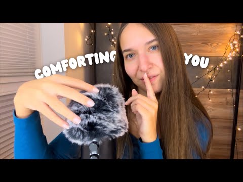 ASMR Comforting you 💙 (Shhh, It‘s Okay, Personal Attention, Fluffy Mic, Close Up Whispers)