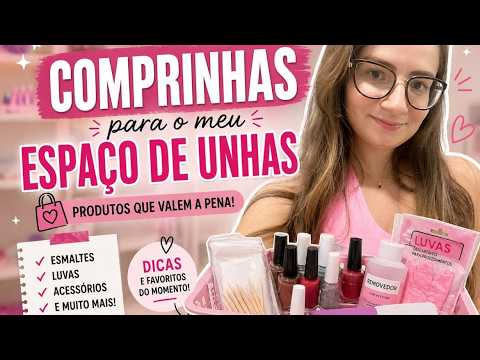 ASMR COMPRINHAS PARA O SALÃO + DICAS DE PRODUTOS #asmr