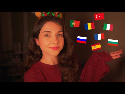 ASMR New Year Greetings in Different Languages ✨ | Lonixy ASMR English