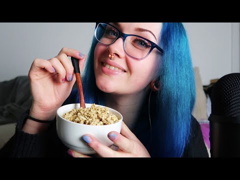 ASMR Yogurt & Granola Eating