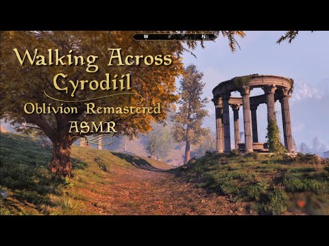ASMR 🏛️ Walking Across the Map in Oblivion Remastered 🏛️ Ear to Ear Whispering