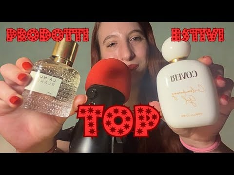 ASMR PRODOTTI PERFETTI PER L’ESTATE 🌴🌊 OnlyRED ASMR