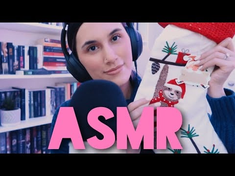 Holiday ASMR | Fall Asleep Relax to Cozy Vibes w Fabric Sounds, Tapping, Lid Sounds, & Brain Massage