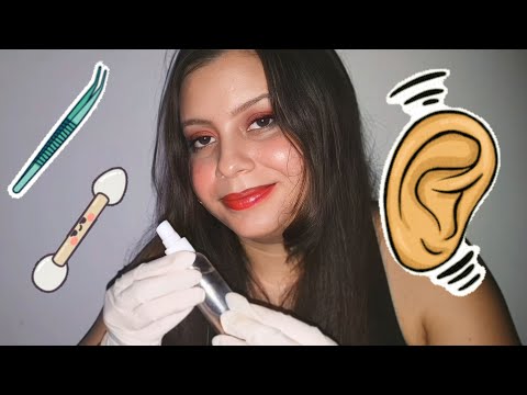 ASMR: LIMPANDO SEUS OUVIDOS E TESTANDO SUA AUDIÇÃO 👂 Formigamentos Otimizados #earcleaning