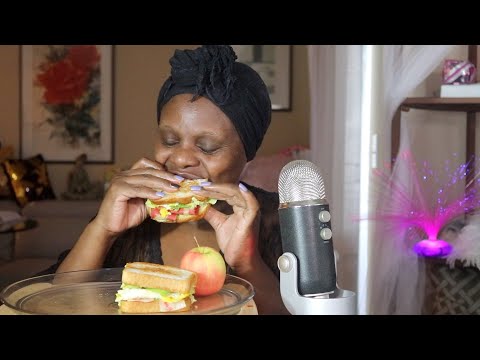 THEY PETTY | AVOCADO BREAKFAST BACON SANDWICH ASMR EATING SOUNDS