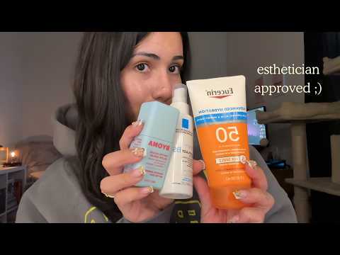 ASMR | My TOP Drugstore Skincare Products for Glowing Skin
