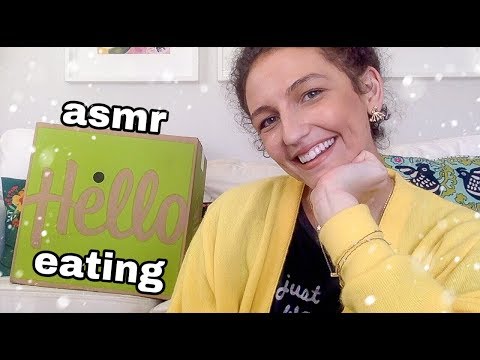 ASMR ~ EAT FLATBREAD WITH ME! (hello fresh!)