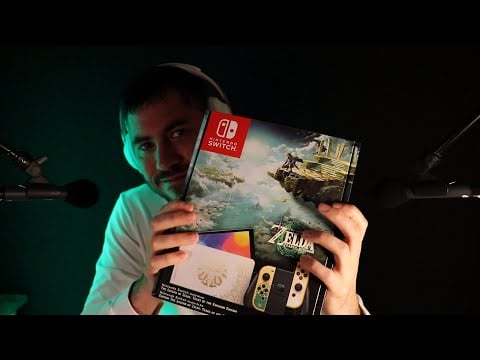 La nouvelle console NINTENDO SWITCH ZELDA en ASMR