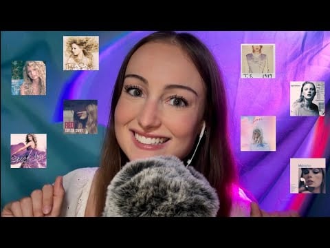 ASMR 🎤 Taylor Swift Songs Whisper Singing ASMR with Timestamps - Relaxing Whispering for Sleep