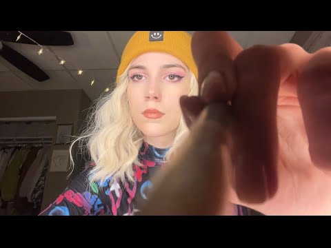 brushing your face / brushing mic ASMR