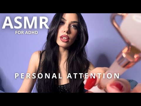 ASMR FOR ADHD - PERSONAL ATTENTION BUT IT'S CHAOTIC