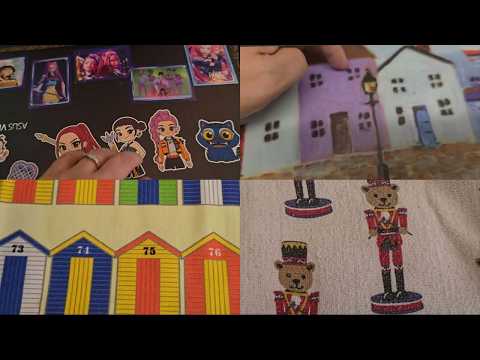 ASMR Counting Random Things .....  ( Whispering / Tracing )