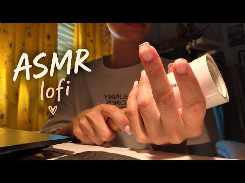 ASMR Lofi | Tapping, Gripping, Wood Sounds & Crinkles (No Talking)