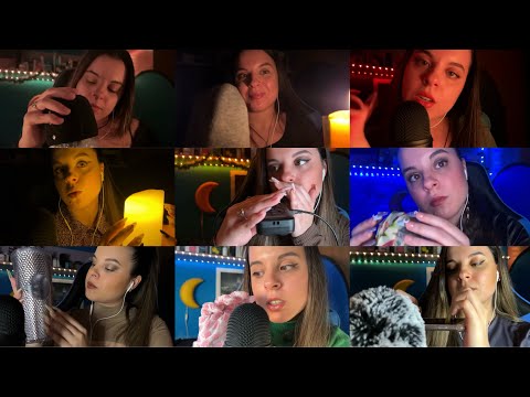 1H ASMR | Los mejores triggers del 2023 ♡ (Tapping, Scratching, Atención Personal…)