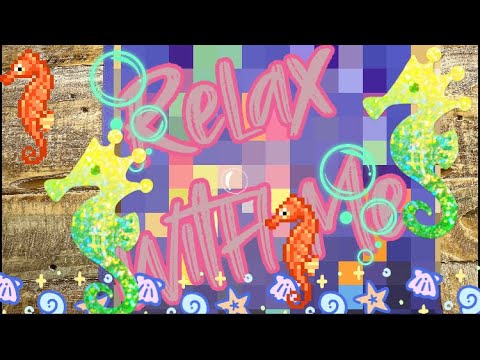 ASMR VISUAL & SOUND TRIGGERS: Sea Horse Sticker Puzzle #679