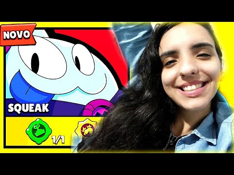 ASMR BRAWL STARS -Ganhei o novo brawler squeak e mais 6 prêmios