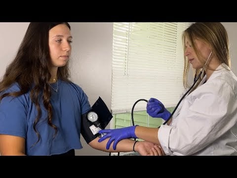 ASMR Full Physical Exam: Vitals & Reflexes | Soft Spoken Medical Roleplay (Part 1 of 4)