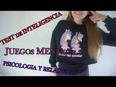 ⭐️ ASMR Español ⭐️Test de inteligencia. Juegos mentales, psicología y relajación