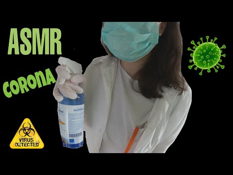 ASMR - Coronavirus Arzt Roleplay 🦠- Corona Virus Doctor Role Play⚠️ - german/deutsch