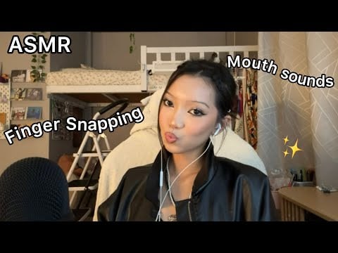 ASMR| Hand Sounds/ Finger Snapping/ Mouth Sounds/ Hand Movements