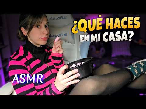 😱¡¿Qué haces en mi casa?! ASMR Susurros Cercanos | Roleplay