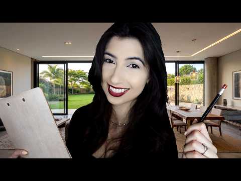 ASMR Corretora de imóveis te ajuda a achar a casa ideal 🏡