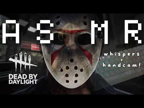 ASMR DBD ✧ survivor rages at jason + whispers & handcam! ♡ survivor gameplay