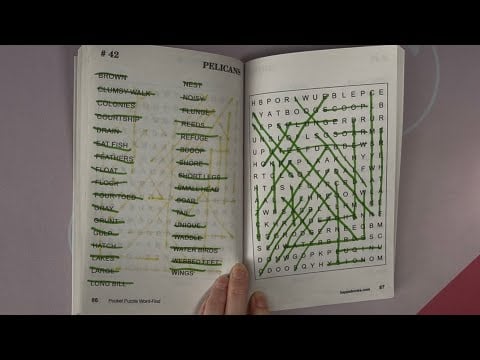 ASMR Doing #42 In Word-Finds