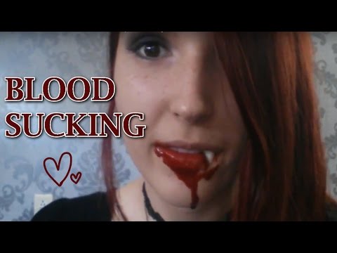 ASMR - VAMPIRE ROLEPLAY ~ Smol Idiot Vampire Feeding Practice ~