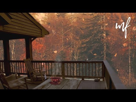 Autumn Porch Tea Time ASMR Ambience