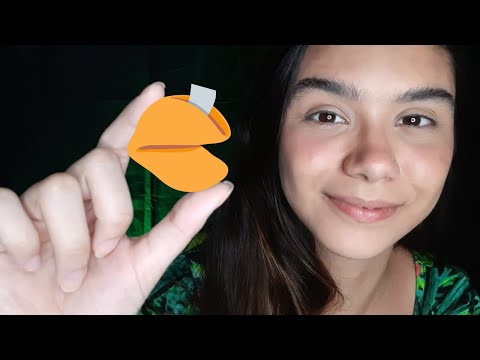 ASMR INTERATIVO: BISCOITO DA SORTE DO ASMR 🥠🍀