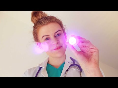 ASMR Doctors light tracing with layered sounds