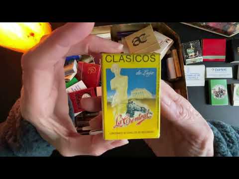 ASMR Looking at Vintage Matchbooks