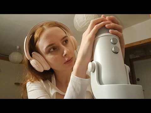 ASMR natural nails mic scratching (no talking)