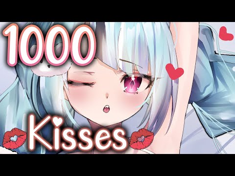 【3DIO ASMR】Can We Reach 1000 Kisses? ♥ Chuuus to Heal You!