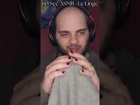 60 sec ASMR : Le Linge  #asmr #asmrfr