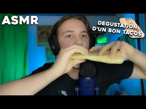 ASMR - Dégustation d’un bon Tacos (je me suis pete le bide)