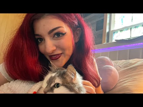 Gentle Cat ASMR | Petting, Purring & Whispered Comfort❤️